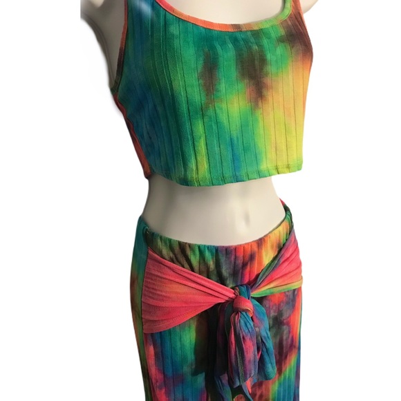 Midi Skirt & Cropped Top Set - Picture 3 of 6